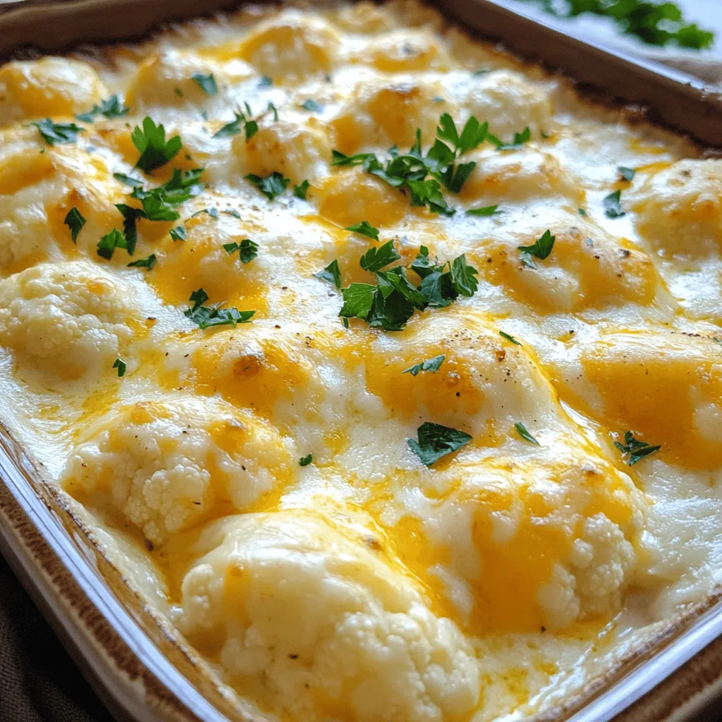 Cheesy Cauliflower Bake Savory and Comforting Dish