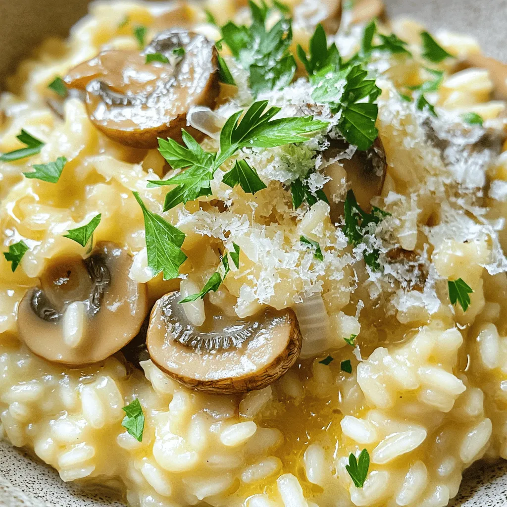 Creamy Mushroom Risotto Simple and Flavorful Recipe
