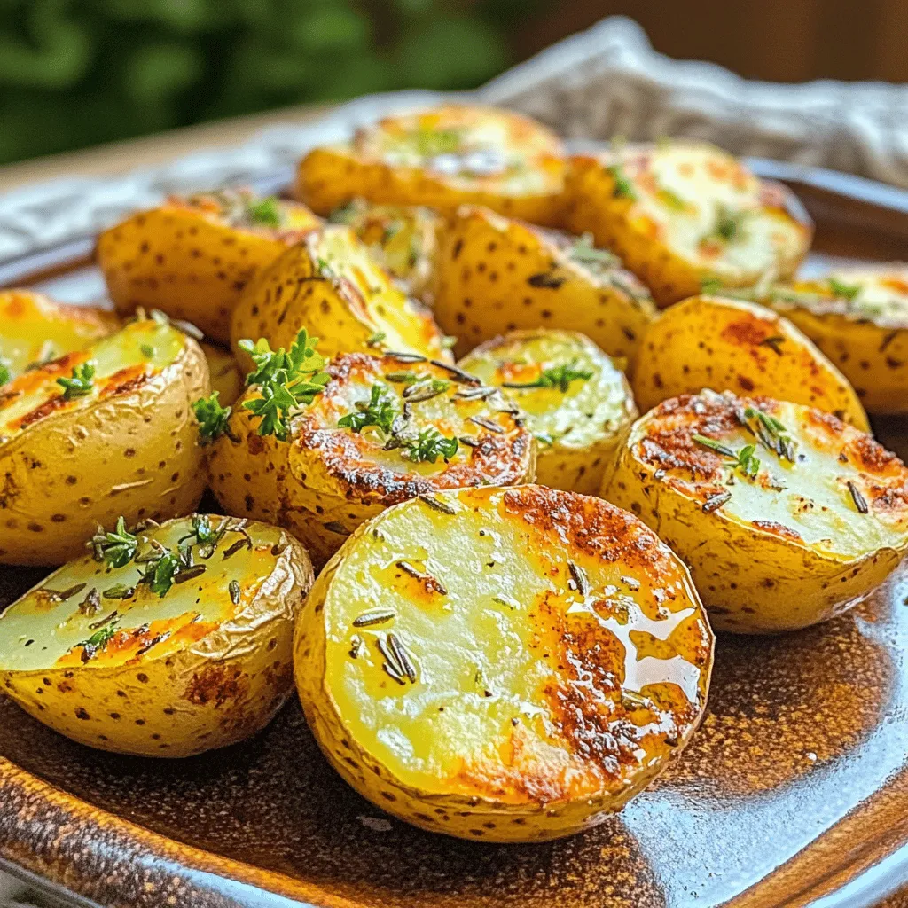 Garlic Herb Roasted Potatoes Easy and Flavorful Dish