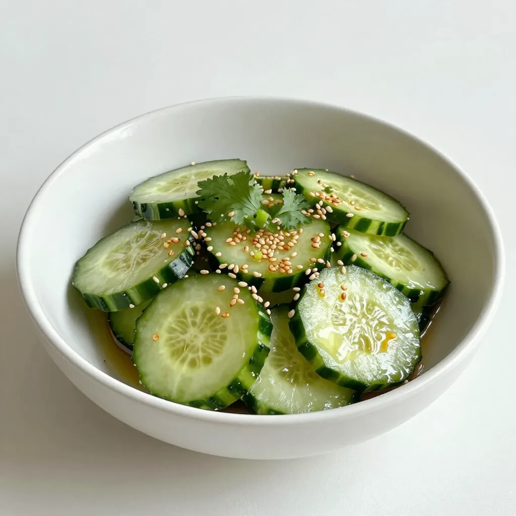 Spicy Sesame Cucumber Salad Fresh and Crunchy Delight
