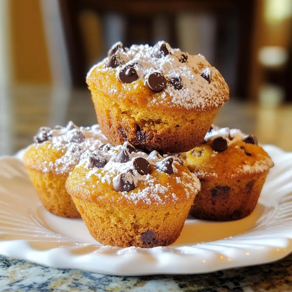 Chocolate Chip Pumpkin Muffins Irresistible Fall Treat