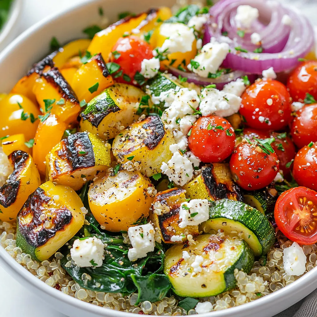 Roasted Vegetable Quinoa Bowl Flavorful and Healthy Meal