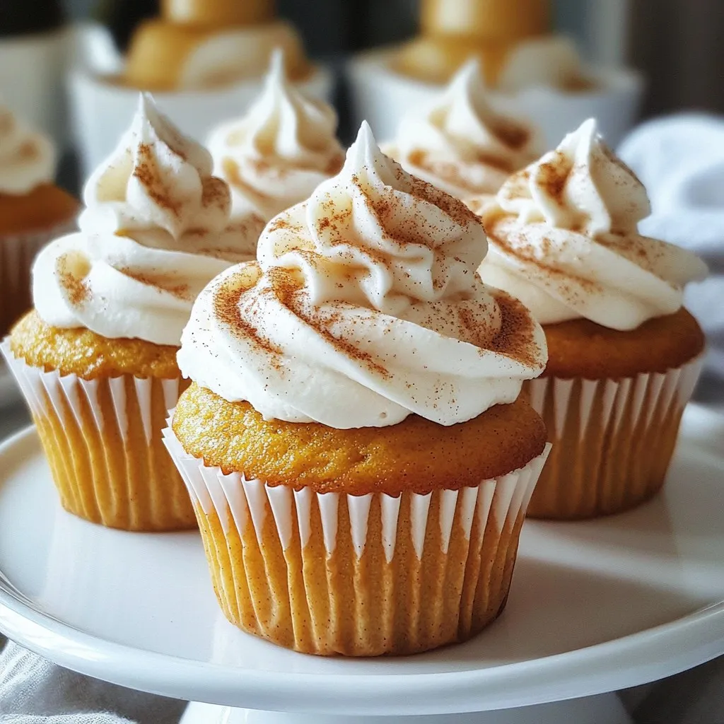 Pumpkin Spice Latte Cupcakes Delightful Fall Treat