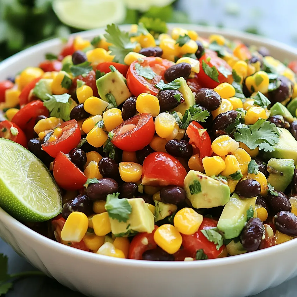 Zesty Black Bean Corn Salad Fresh and Flavorful Treat