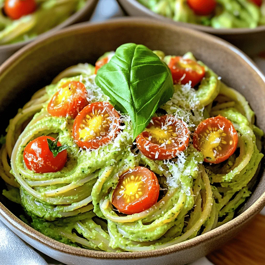 Creamy Avocado Pasta Quick and Flavorful Meal