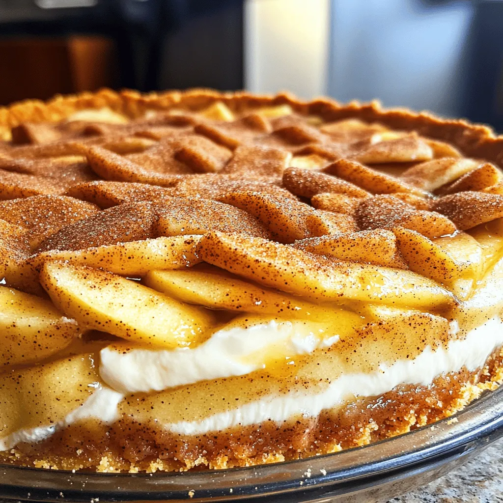 Snickerdoodle Cream Cheese Apple Pie Delight Recipe