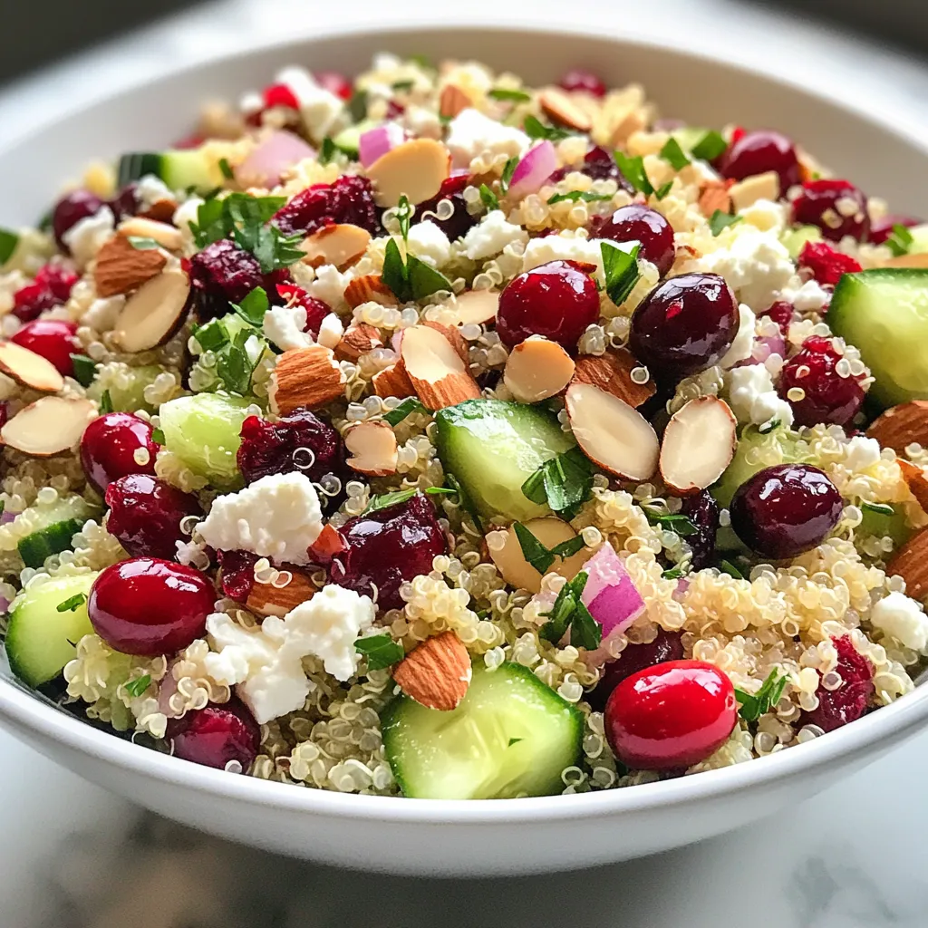 Cranberry Almond Quinoa Salad Nutritious and Easy Recipe