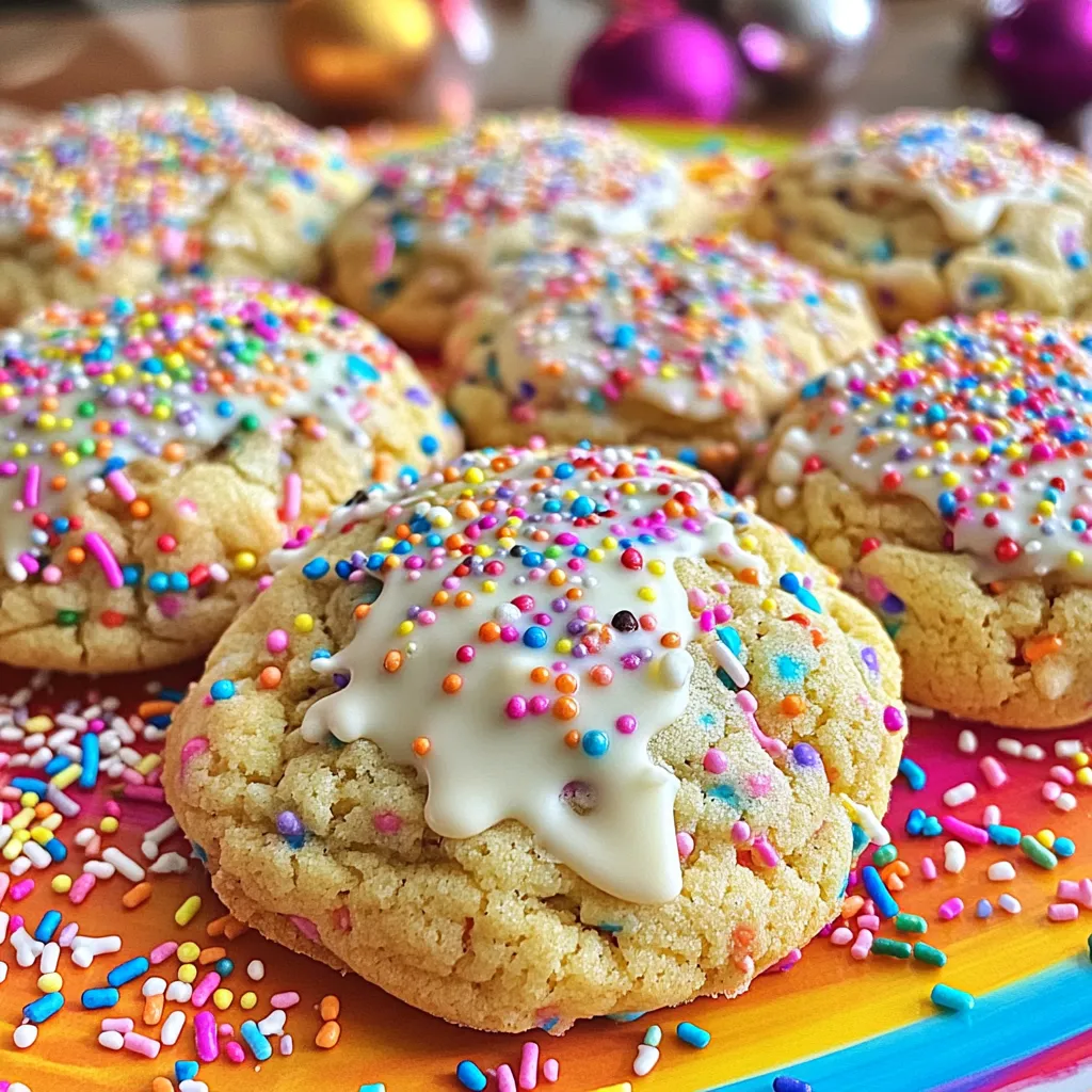 Funfetti Birthday Cake Cookies Sweet and Tasty Treat