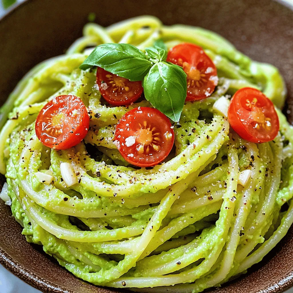 Creamy Avocado Pasta Delightfully Simple Meal