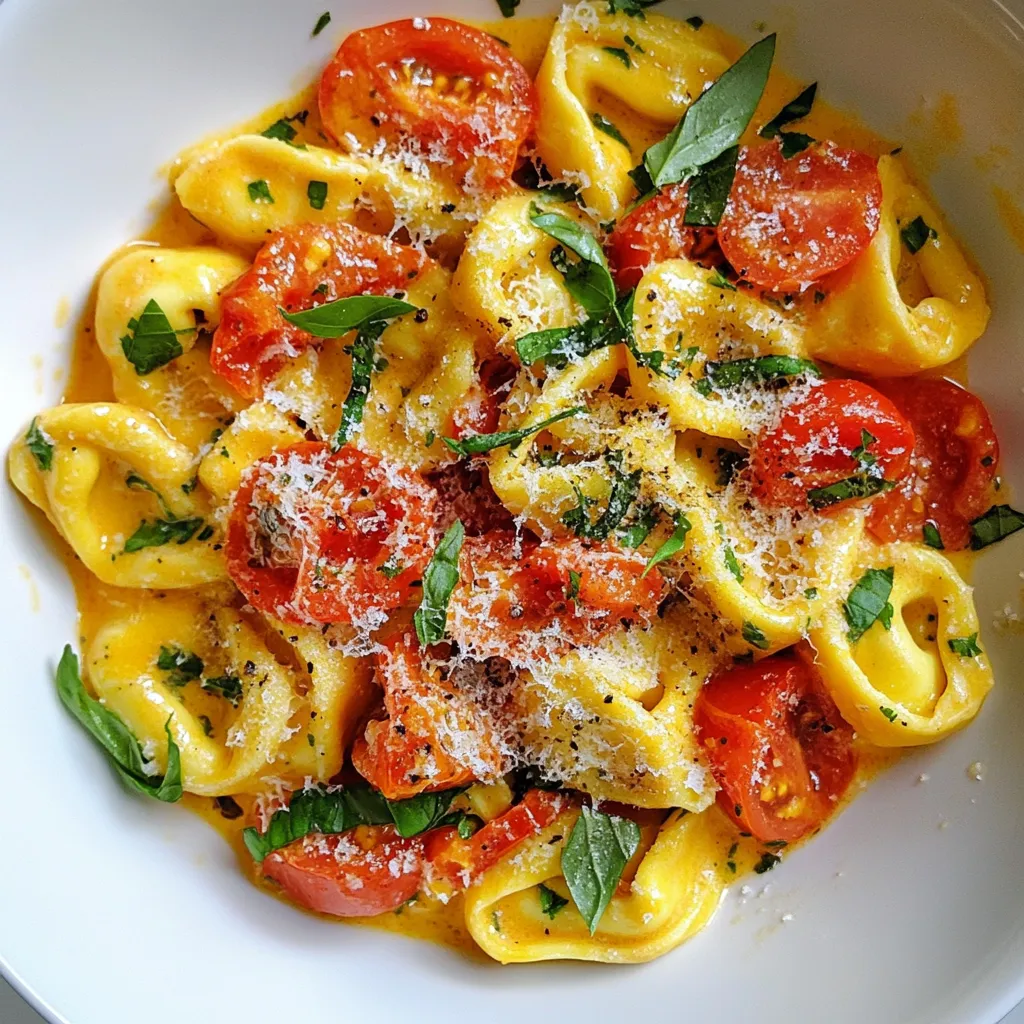Creamy Tomato Basil Tortellini Simple Rich Delight