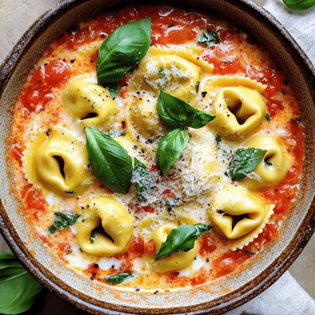 Creamy Tomato Basil Tortellini Flavorful Comfort Dish