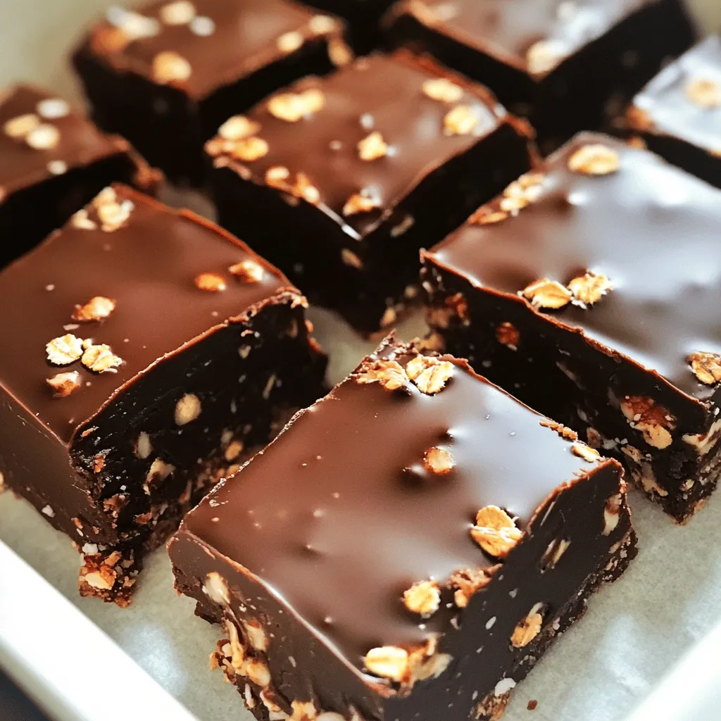 No-Bake Chocolate Oat Bars Easy and Delicious Treat
