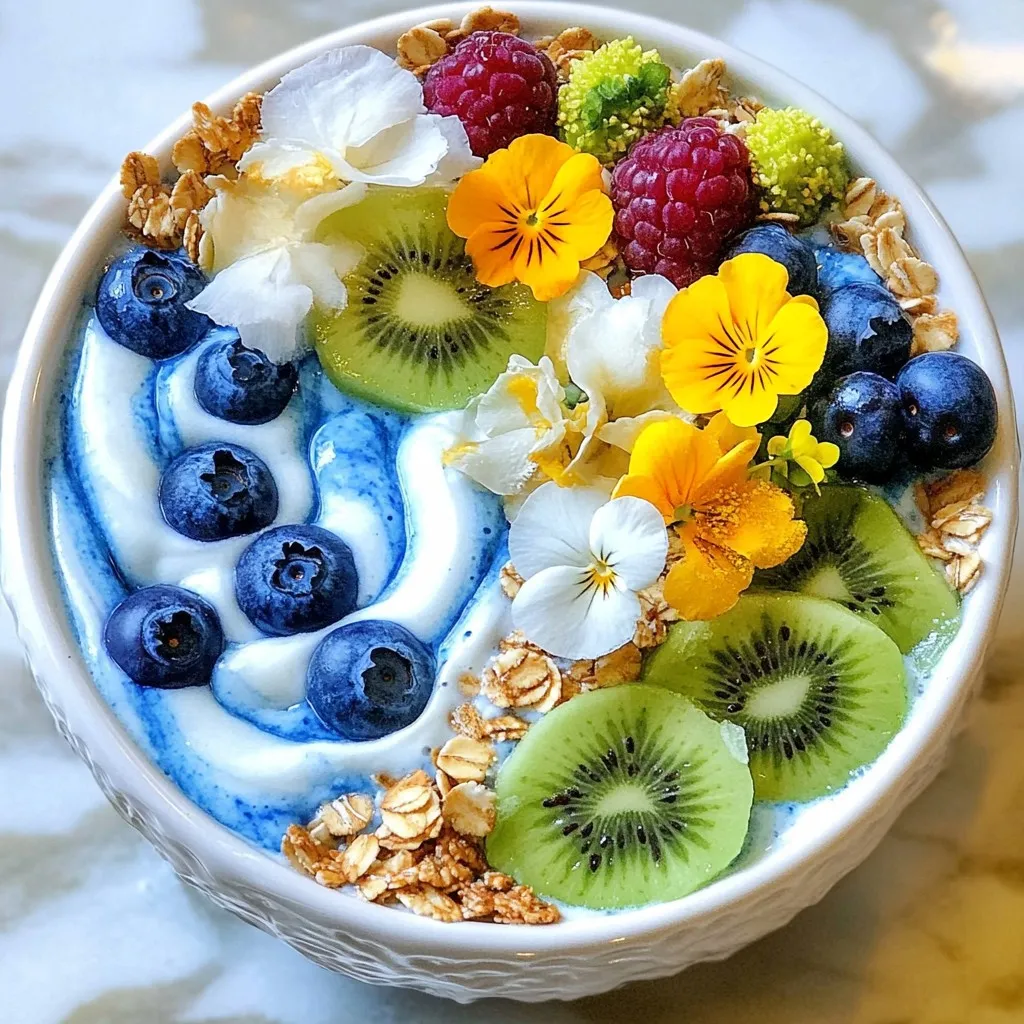 Mermaid Smoothie Bowl Vibrant and Healthy Delight