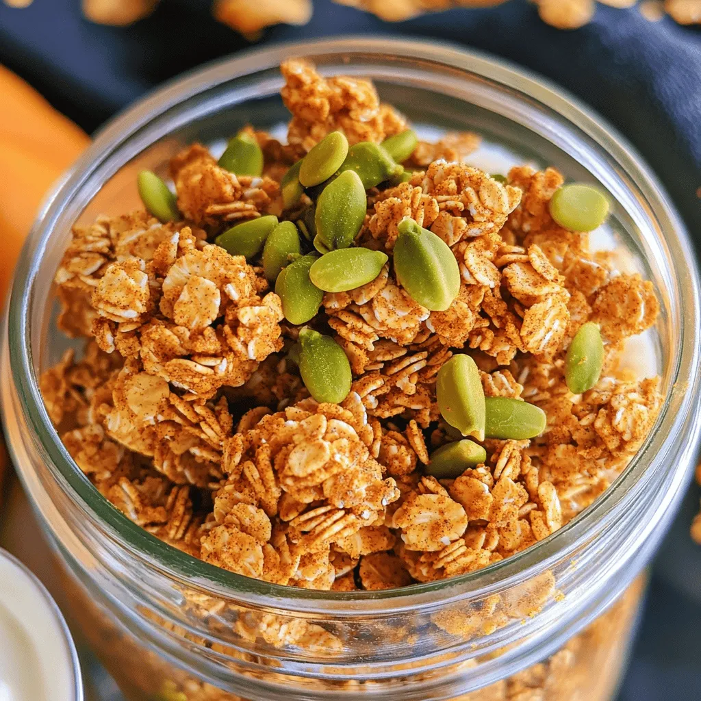 Pumpkin Spice Granola Clusters Crunchy and Flavorful Snack
