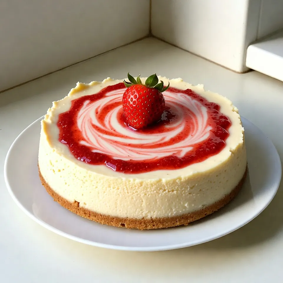 Strawberry Swirl Cheesecake Delightful and Rich Treat