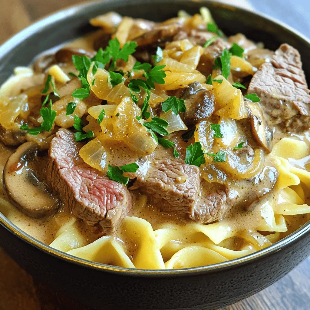Classic Beef Stroganoff Deliciously Simple Recipe