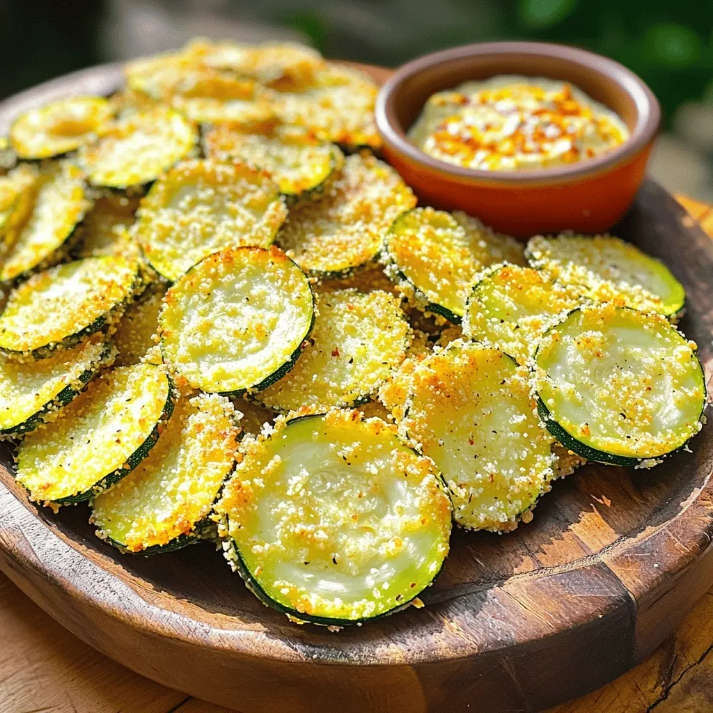 Baked Parmesan Zucchini Chips Crunchy and Flavorful Snack