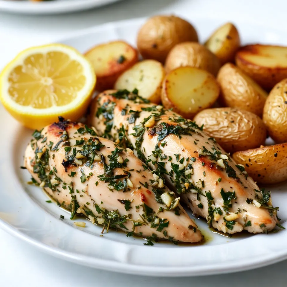 Garlic Herb Chicken And Potatoes Flavorful Delight
