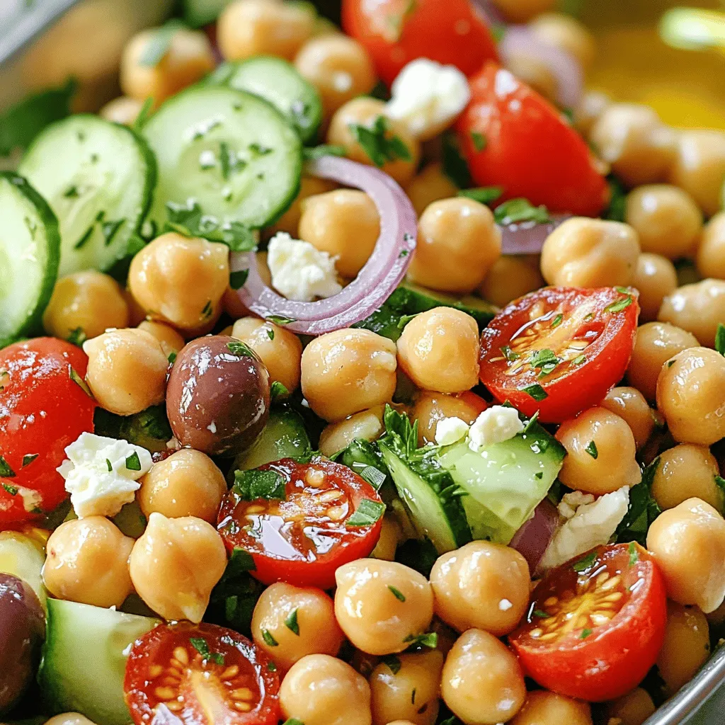 Mediterranean Chickpea Salad Fresh and Simple Delight
