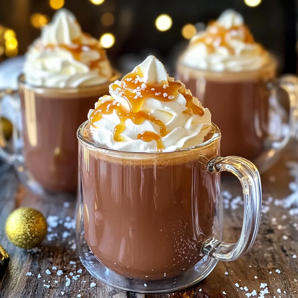 Salted Caramel Hot Chocolate Irresistible Delight