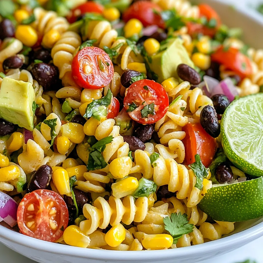 Zesty Southwest Pasta Salad Flavorful and Fresh Dish