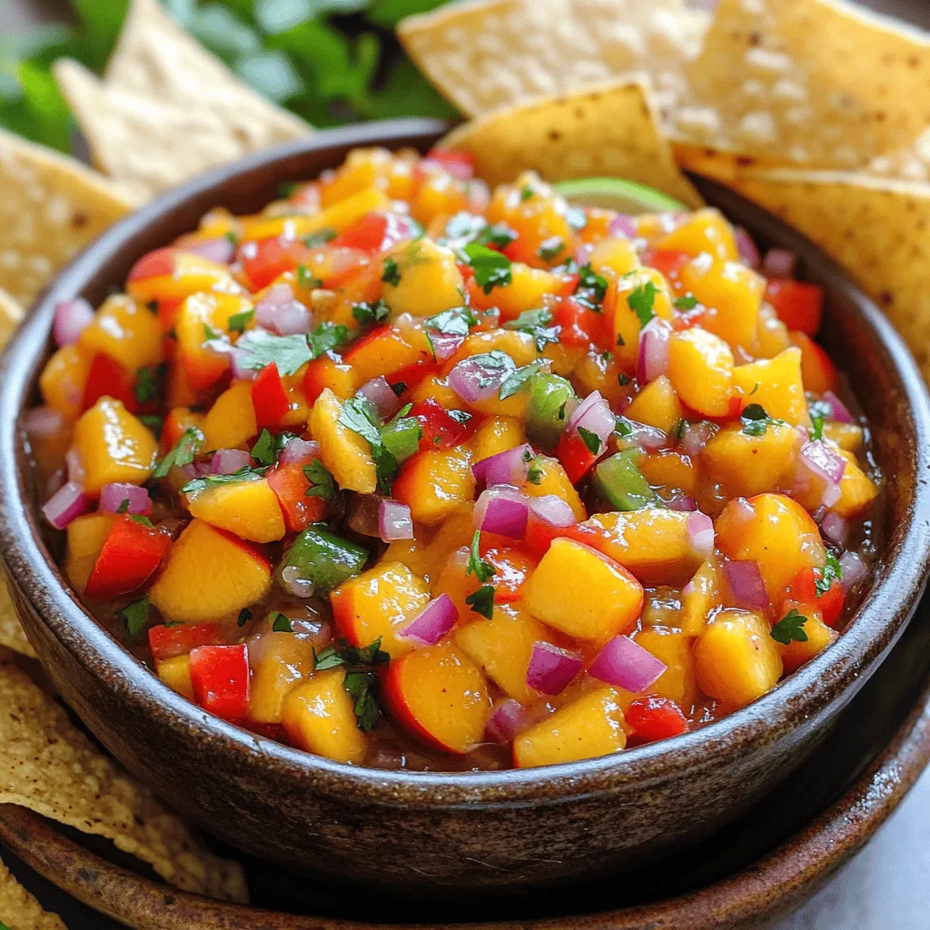 Fresh Peach Salsa Flavorful and Easy Summer Dip