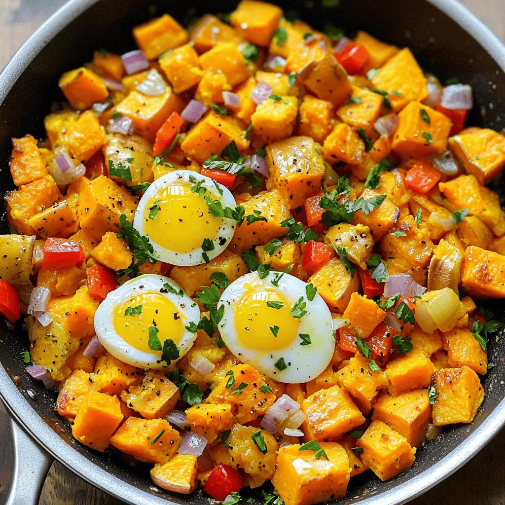 Sweet Potato Hash with Eggs Energizing Breakfast Recipe