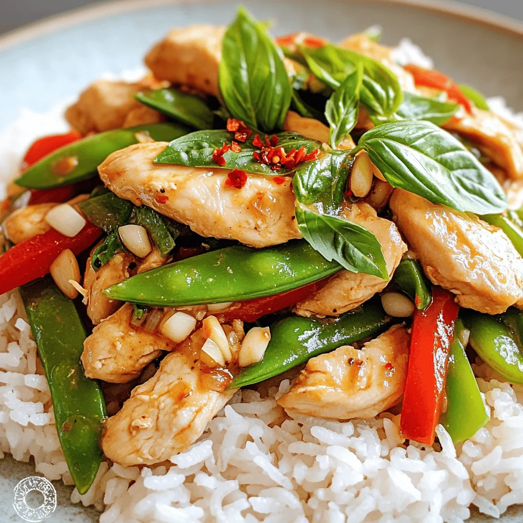 Thai Basil Chicken Stir-Fry Flavorful Dinner Delight