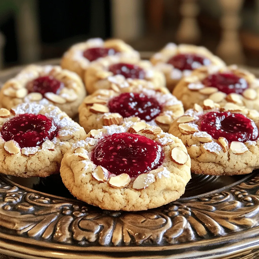 Raspberry Almond Thumbprint Cookies With Flavor Boost