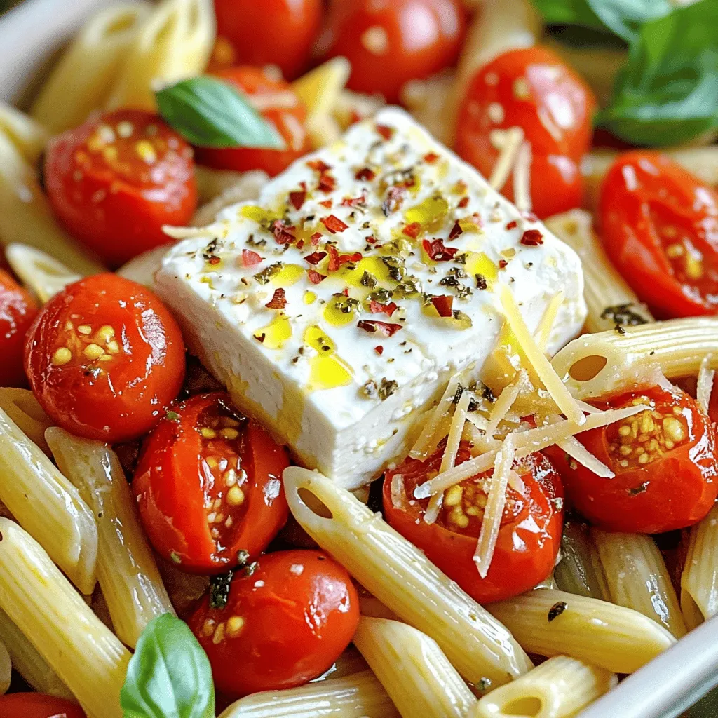 Baked Feta Pasta Quick and Flavorful Dinner Recipe