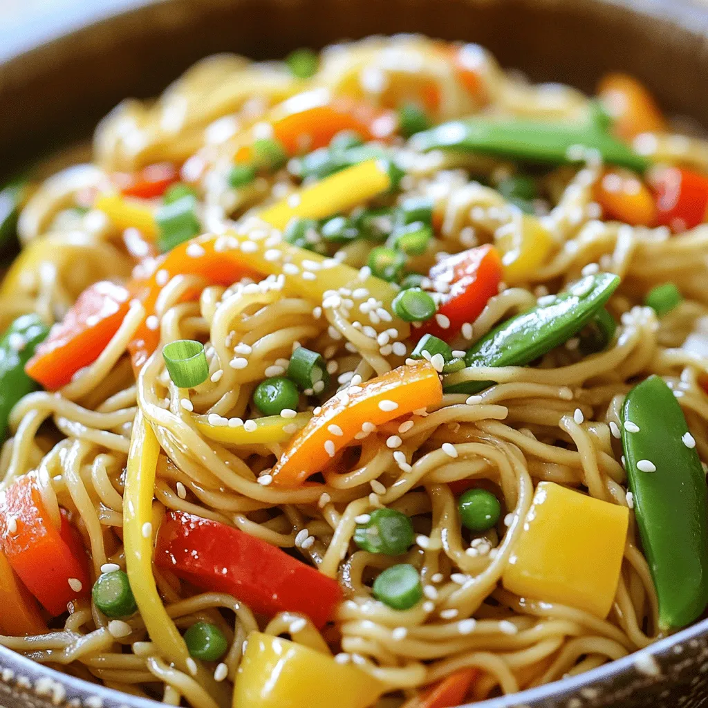 Ginger Garlic Stir Fry Noodles Quick and Flavorful Meal