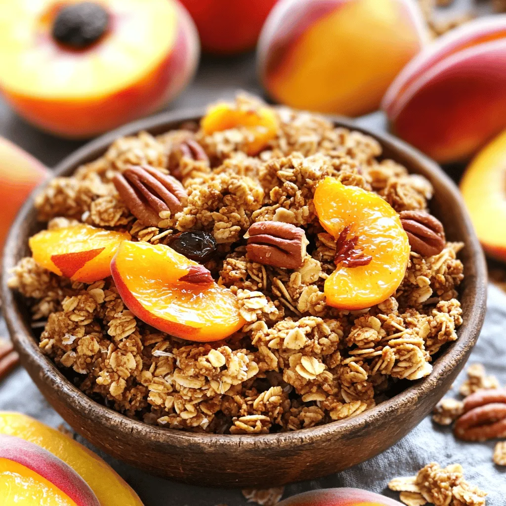 Peach and Pecan Granola Flavorful and Easy Recipe