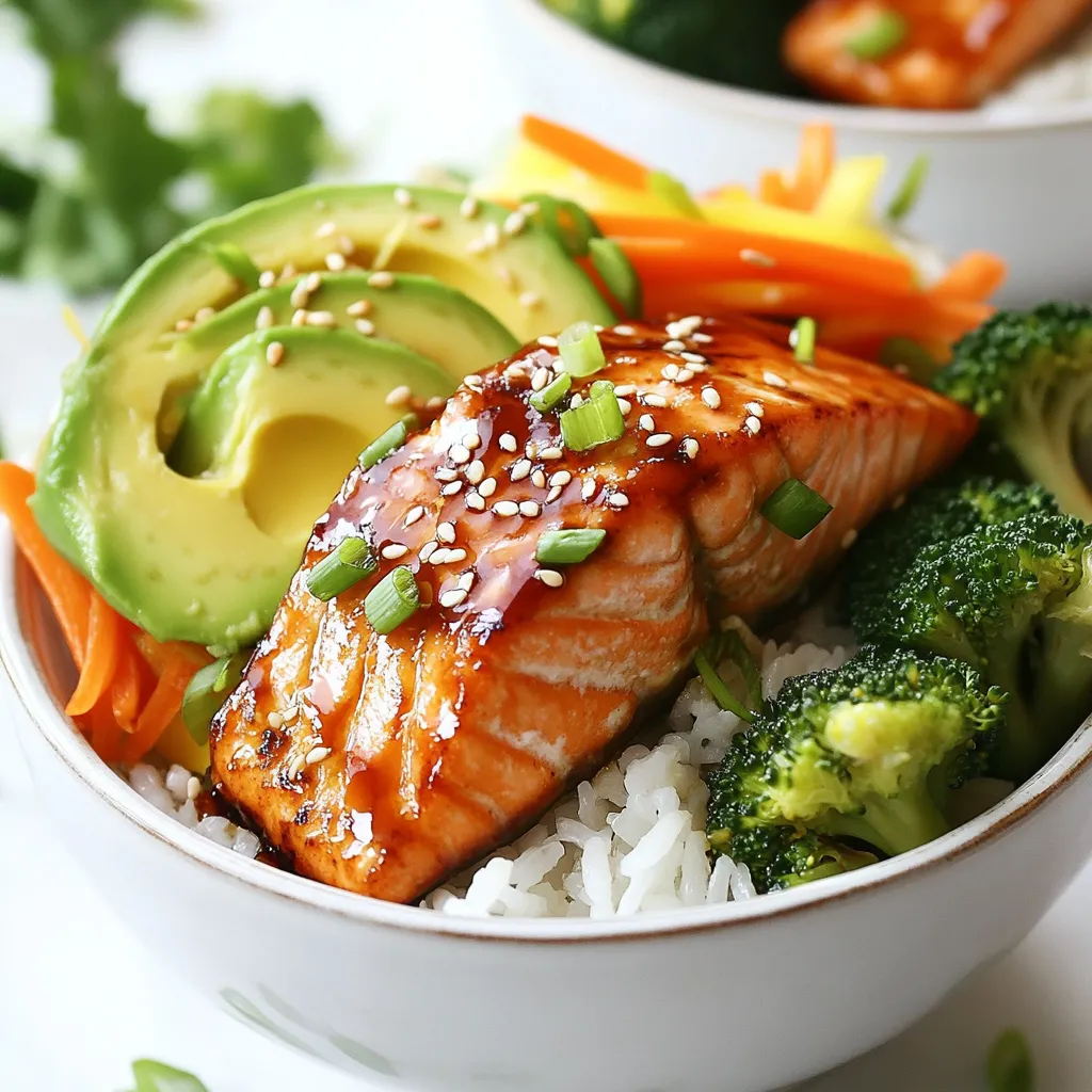 Teriyaki Glazed Salmon Bowls Flavorful and Nutritious