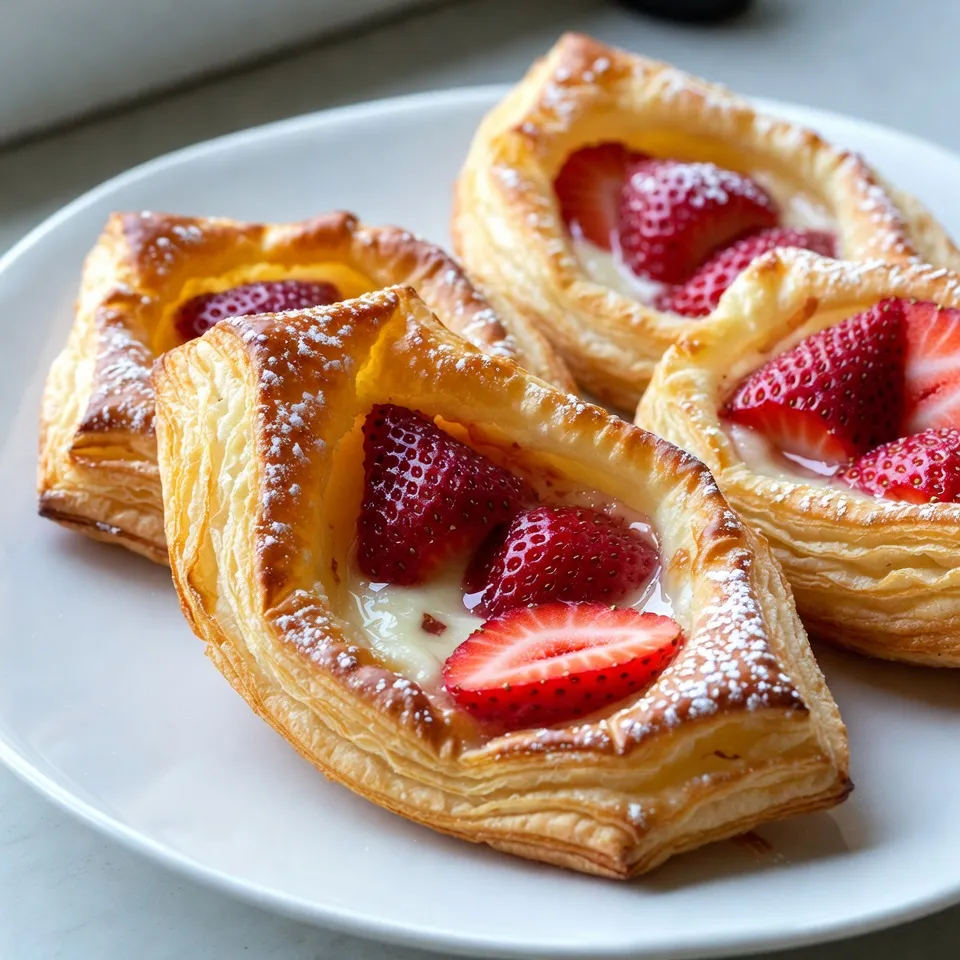 Strawberry Cream Cheese Danish Easy and Tasty Recipe