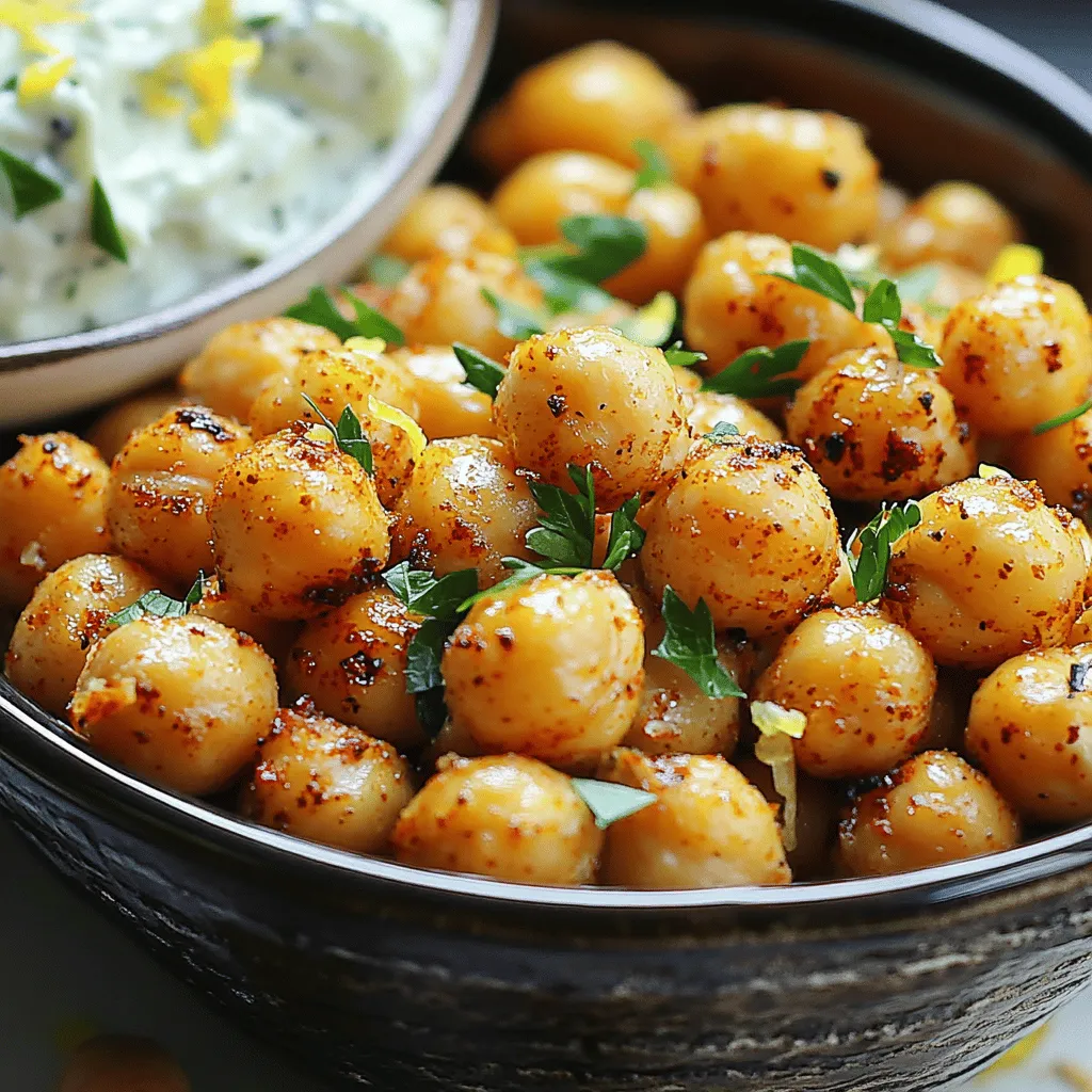 Spicy Roasted Chickpeas Crispy and Flavorful Snack