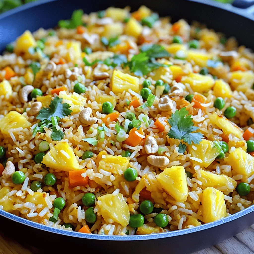Pineapple Fried Rice Flavorful and Easy Dinner Meal