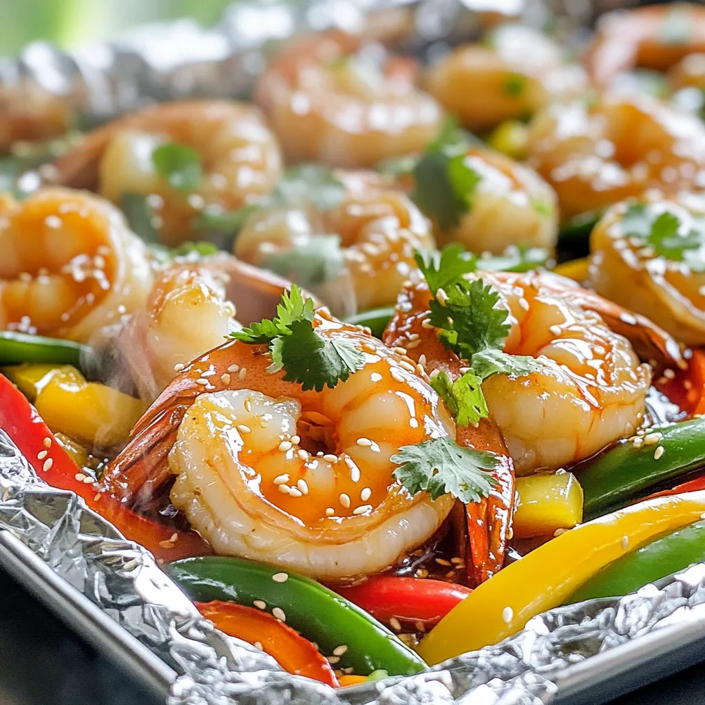 Honey Garlic Shrimp Foil Packs Flavorful and Easy Dish