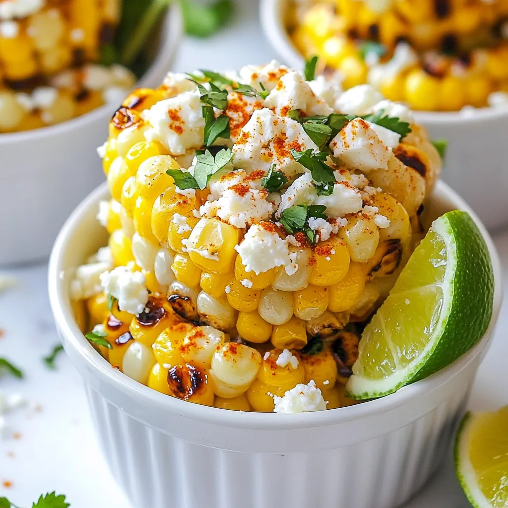 Zesty Chili Lime Grilled Corn Cups Flavorful Delight