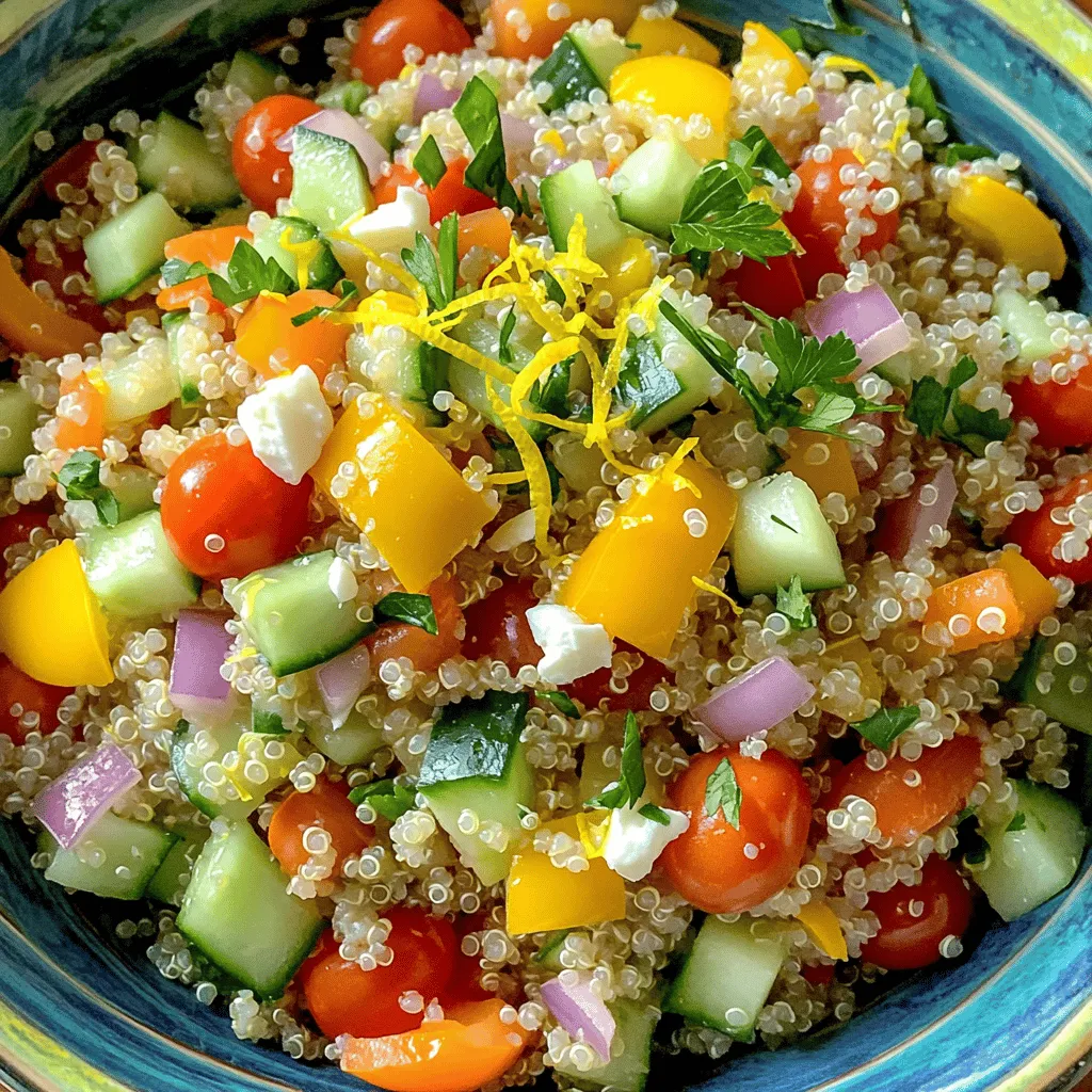 Zesty Lemon Herb Quinoa Flavorful and Healthy Dish