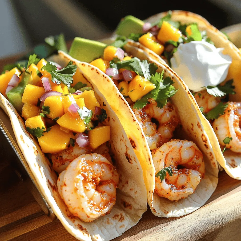 Mouthwatering 28. Shrimp Tacos with Mango Salsa Recipe