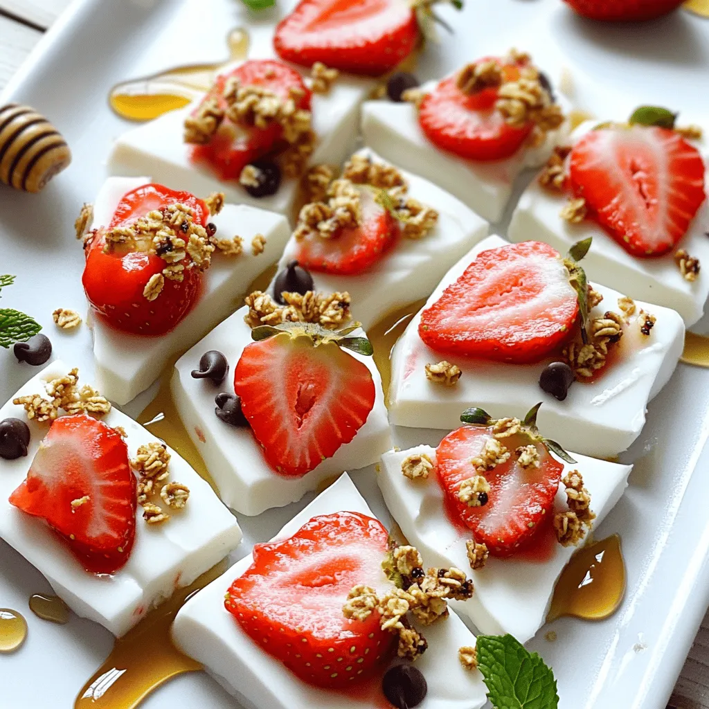 Strawberry Yogurt Bark Refreshing Healthy Snack Recipe