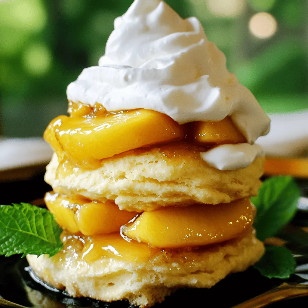 Peach Shortcake Delight Simple and Tasty Dessert