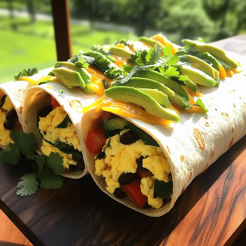 Savory Breakfast Burritos Quick and Easy Recipe