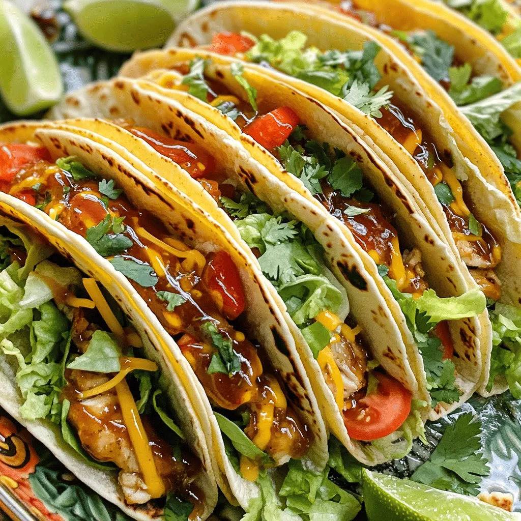 Garlic Butter Honey BBQ Tacos Flavorful and Simple Meal