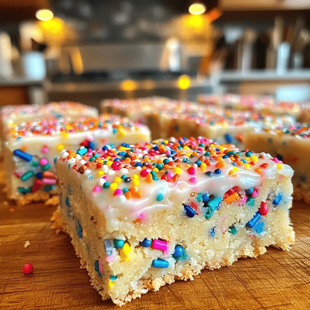 Funfetti Sugar Cookie Bars Delightful and Easy Recipe