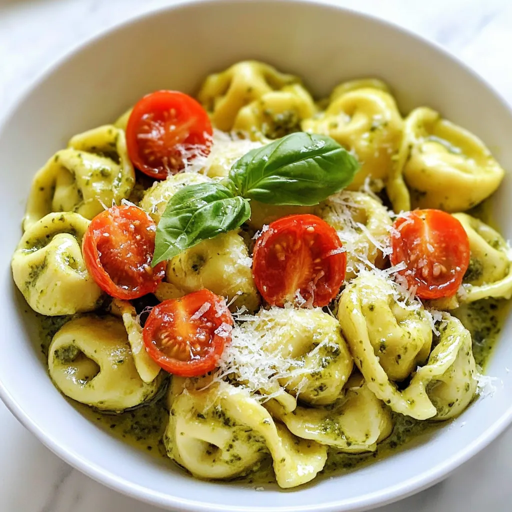 Creamy Pesto Tortellini Easy and Flavorful Recipe
