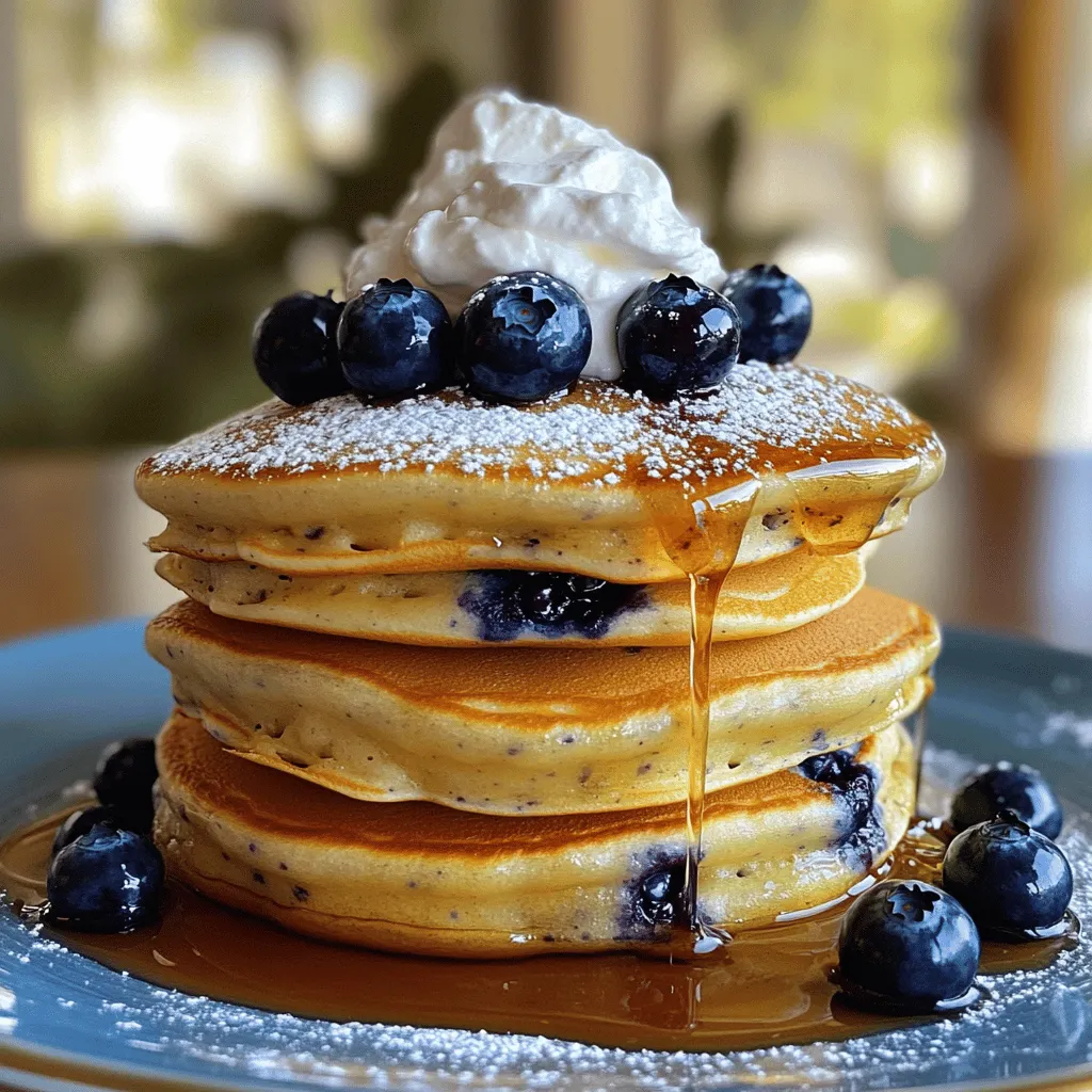 Fluffy Blueberry Pancakes Delightful and Easy Recipe