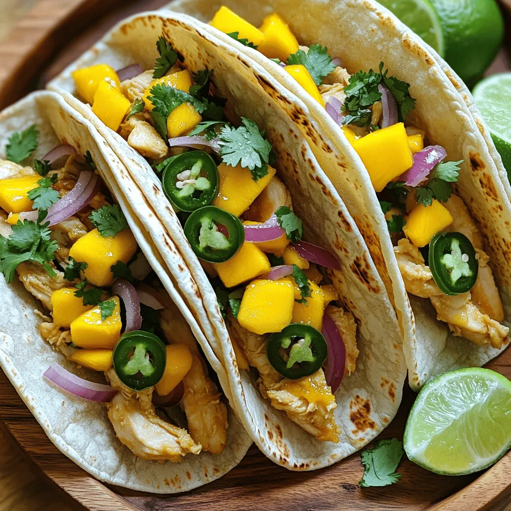 Spicy Mango Chicken Tacos Flavorful and Simple Meal