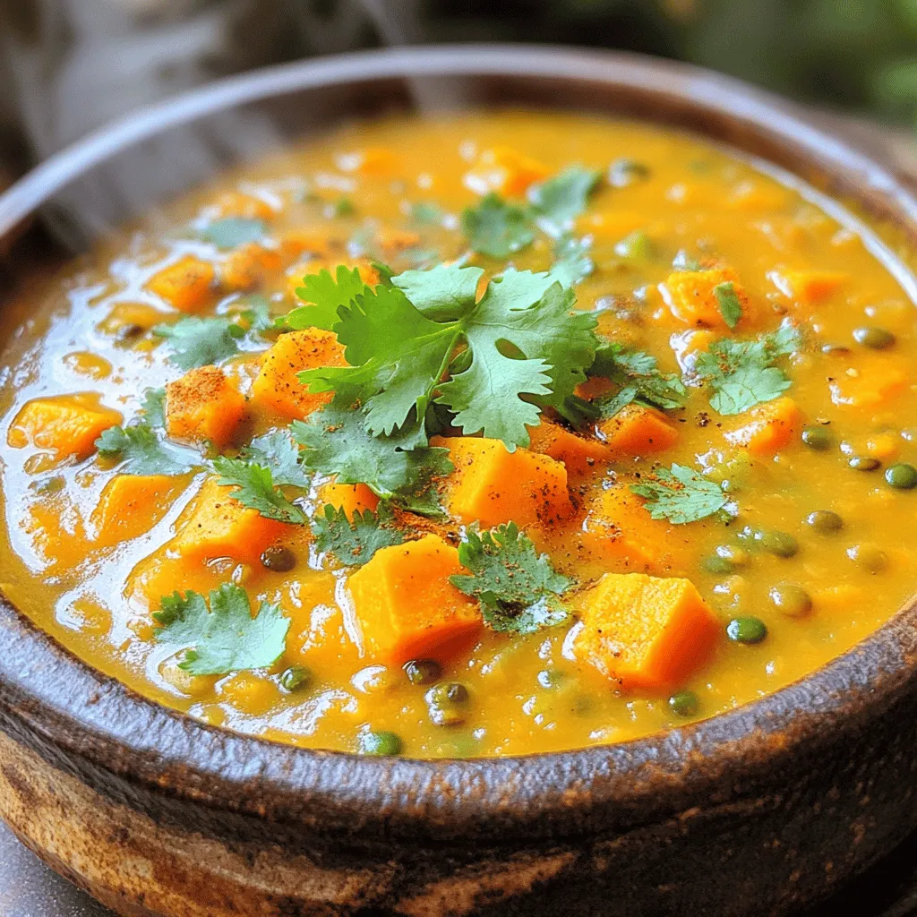 Sweet Potato Lentil Soup Cozy and Nourishing Bowl