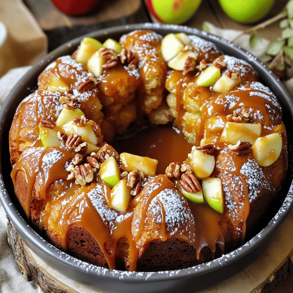 Caramel Apple Monkey Bread Irresistible Dessert Recipe